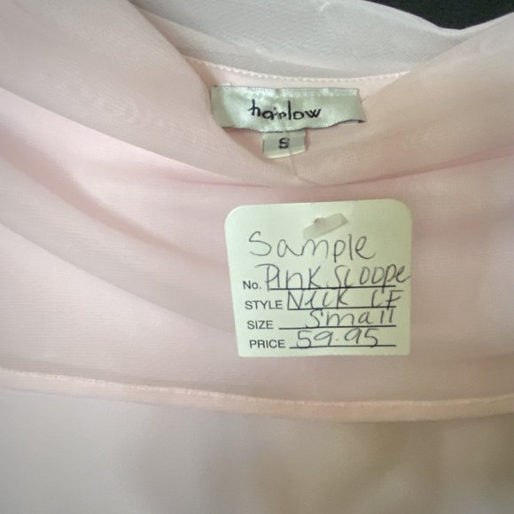NWT Harlow pink scoop neck blouse - Picture 3 of 4
